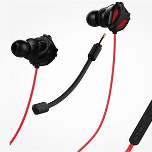 3/$13 Sound Panda- Blue and Black Wired Earbuds with Detachable Microphone. NIB